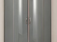Vand cabina de dus semirotunda, L.80xL.80xH.180 cm